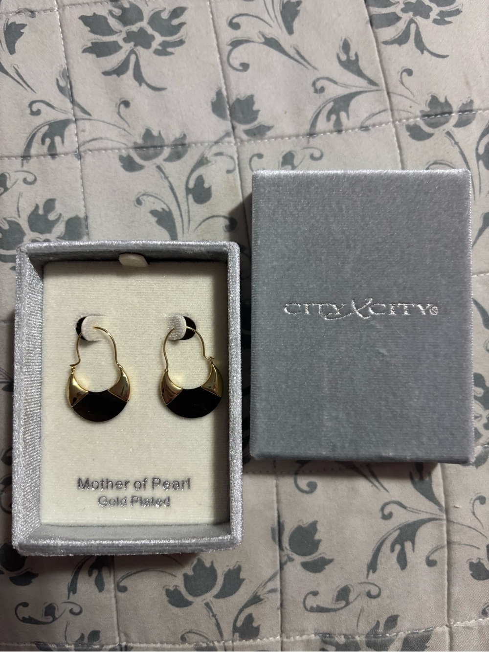 Brand New City x City Mother of Pearl Earrings